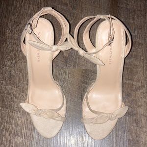 Nude 9 Bow Stilettos Who What Wear